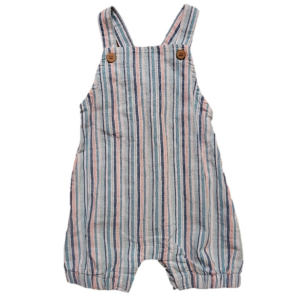 CARTER'S neutral overall outfit. Size 3-6 months. Never Worn! - Picture 2 of 6